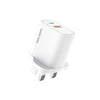VEN-DENS 20W USB-C PD Fast Charger Plug – Dual Port USB-A & Type-C UK Adapter